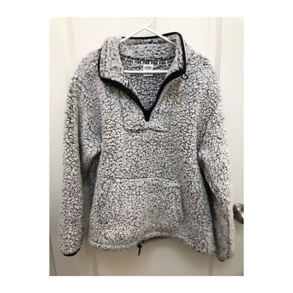 PINK Sherpa pullover